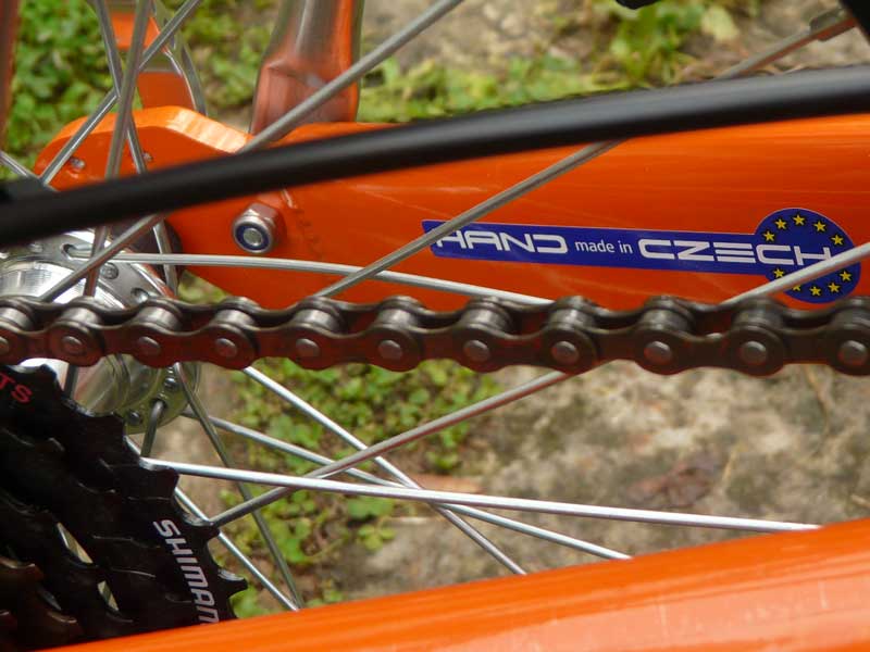 Comme tous les vélos couchés Azub, l'Eco est fabriqué en République Tchèque.