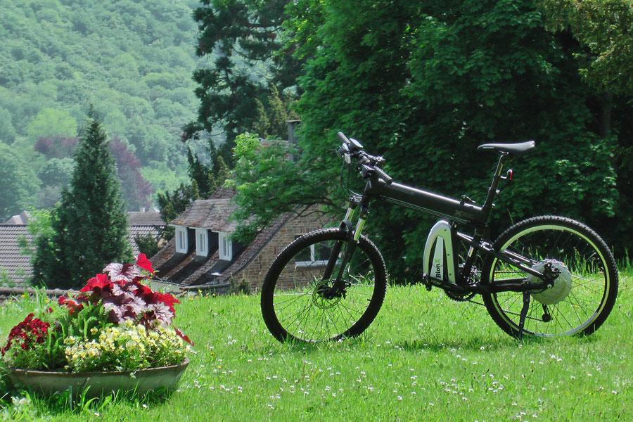 Très bien integré au vélo pliant Montague PARATROOPER PRO