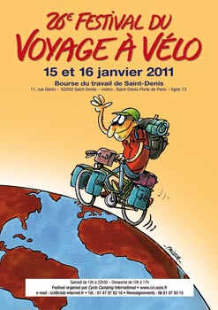 Festival du Voyage à Vélo, de nombreux films projetés.