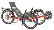 Ce tricycle peut être équipé d'une assistance éléctrique.