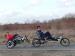 Le Tagun est le vélo couché le plus stable et le plus facile à prendre en main, il est donc particulièrement indiqué pour tirer (ou se faire pousser !) par un Trets.