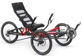 vélo couché de grande randonnées pliable