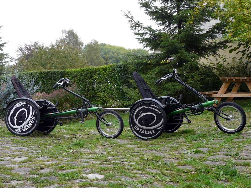 Le tricycle Trets convient aux enfants de 1,10 à 1,50 m.