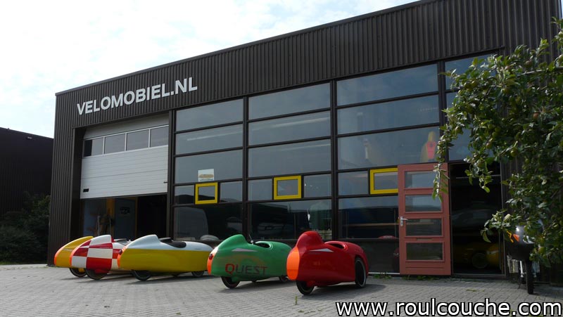 L'usine VELOMOBIEL.NL où sont monté les vélomobiles.